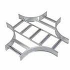 Aluminum Alloy Ladder Type Cable Tray Silver Galvanised Steel Cable Tray