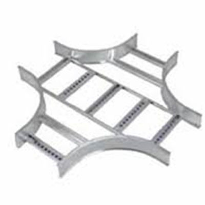 Silver Ventilated Cable Tray And Cable Ladder Galvanized Steel