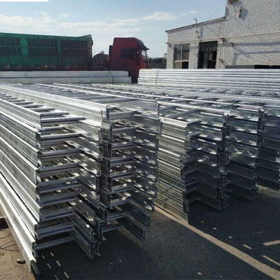 Perforated Galvanized Steel Cable Tray And Cable Ladder 150mm 300mm Full Size