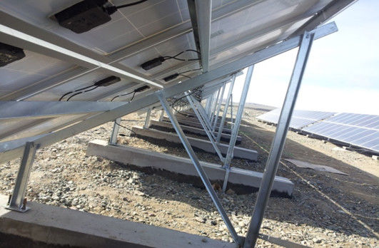 Aluminum Screw Solar Panel Racking System Solar Ground Mounting Kits AS 1397