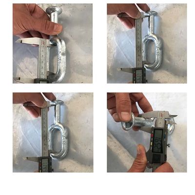 Hot DIP Galvanized Forged Steel Ball Clevis Eye Forging Galvanized Q-7 QP-7 Type Ball Eyes